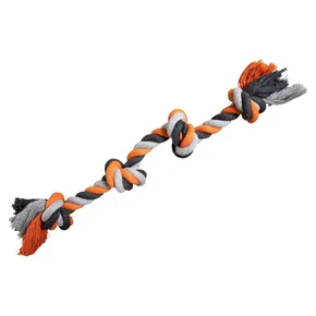 Csomó HipHop pamut 4 kanóc, szürke, sötétszürke, narancs 60cm, 340g